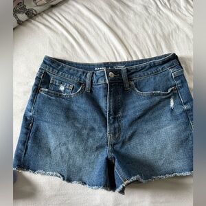 Old Navy Women's Distressed Blue Jean Shorts
